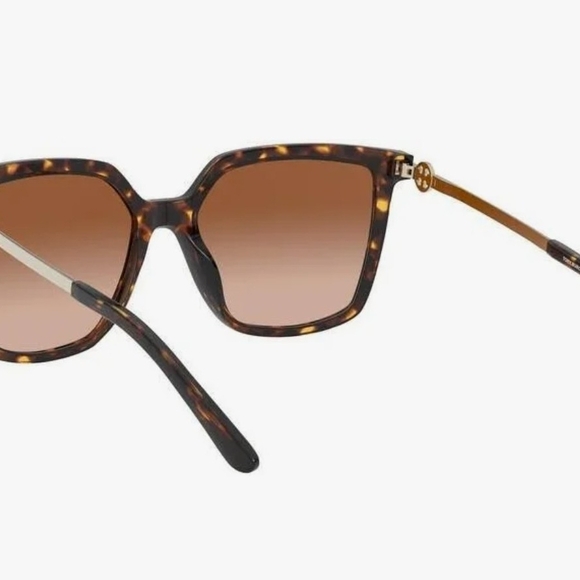 Tortoise Shell Square Women's Sunglasses - Brown Gradient Lenses - Picture 3 of 3